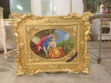 QUADRO DAME CRISTALLI STRASS