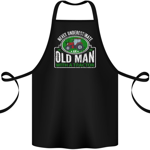 Old uomo con una trattore - an,