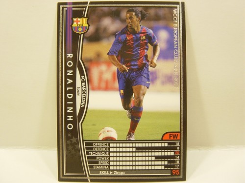 Panini wccf 2004 ronaldinho - panini,