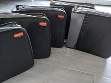 5 borse porta CD e DVD Avec in ottimo stato - 200 dischi ciascuno