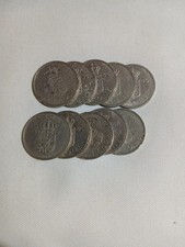 Set 10 Monete 1 Corona Danese varie Annate