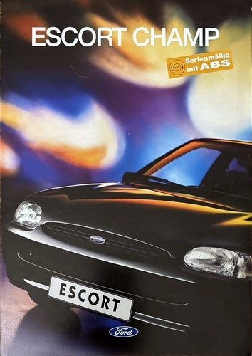 Ford escort champ - escort, depliant