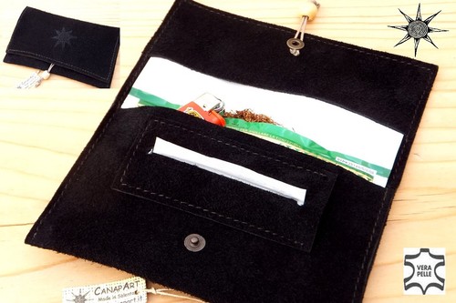 Canapart black suede handmade - suede,