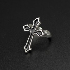 Anello aperto croce gotica