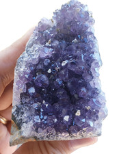 MINERALE AMETISTA URUGUAY Cod. 37-PESO Gr. 264-Cm. 5,00x5,70x7,50-Legg.Descriz.