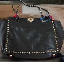 Borsa Valentino Garavani Rockstud in morbida pelle media