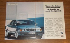 Rara Pubblicità BMW Serie 7 -