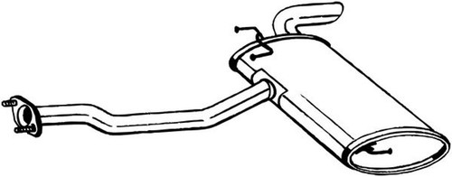 Bosal endschalldämpfer - bosal,