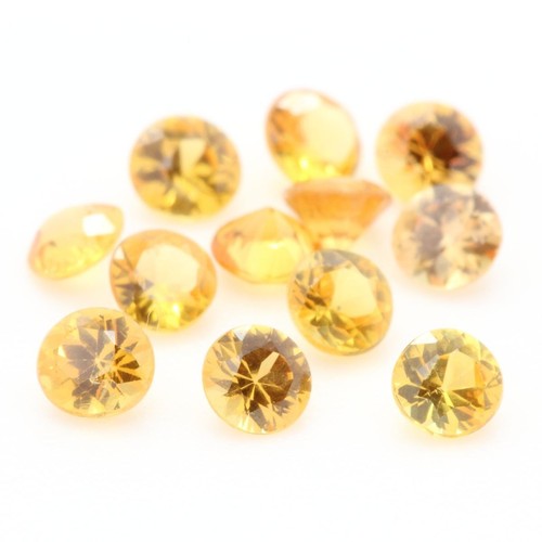 Saphir jaune vvs1 rond - saphir,