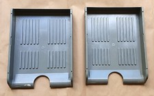 2 Vaschette portadocumenti Vassoio porta documenti Organizer in plastica