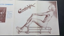 depliant brochure vintage attrezzo ginnastica Cambridge sport complet