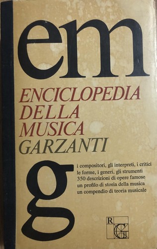 Enciclopedia garzanti della - enciclopedia,