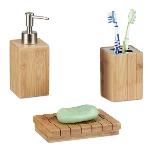 Accessori bagno bambù - bagno, in