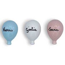 Palloncino Magnete Calamita in pregiata ceramica Siciliana PERSONALIZZABILI - h 