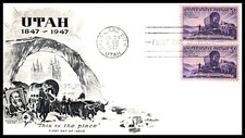 USA FDC - 1947 - Utah