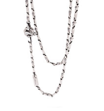 BARAKA collana in oro bianco 18 kt  750 catena uomo GC20913 cm 60 Nuova