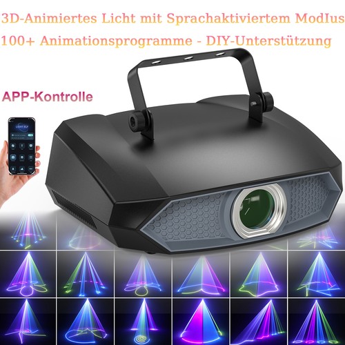 Proiettore laser rgb - laser, animato