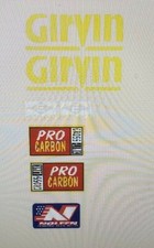 Set decalcomanie adesive adatte per forcella Girvin Pro Carbon Cross Link (adatta a ProFlex 957)