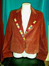 Unica! giacca GATTINONI taglia 42 in velluto leggero. Foderata.