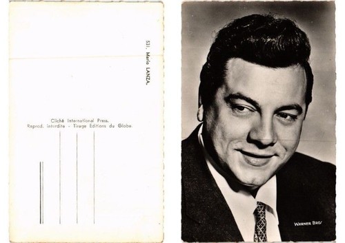 Cpa mario lanza film - cpa,