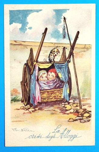 Tre cartoline bimbi castelli - tre,