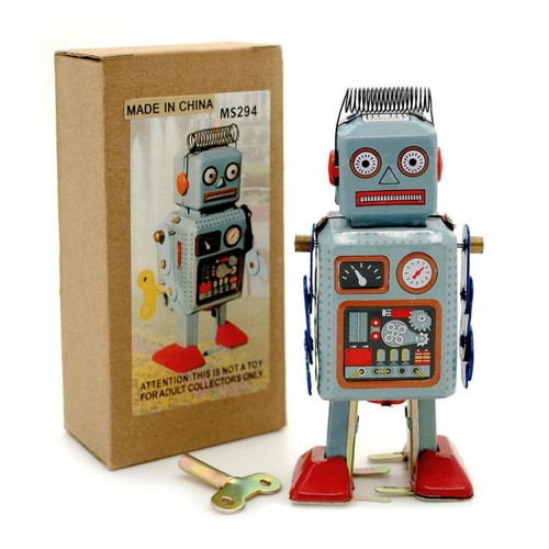 Robot giocattolo latta - robot,