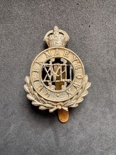 WW1 British Army 18th Hussars (Queen Mary's Own) Cap Badge