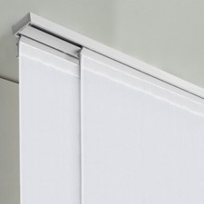 BINARIO PER TENDE A PANNELLO 2 VIE A SOFFITTO - MOVIMENTO MANUALE (NO CORDA)