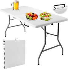 Tavolo Da Campeggio Pieghevole Con Maniglia, Portata 150 Kg, Tavolino Da Esterno