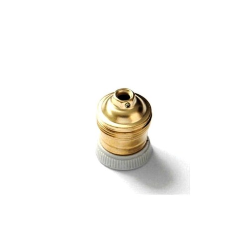 Portalampada ottone ghiera - ottone,