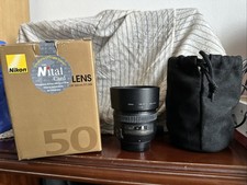 Nikon AF-S NIKKOR 50mm f/1.4G Obiettivo - Nero +SCATOLA+PARALUCE