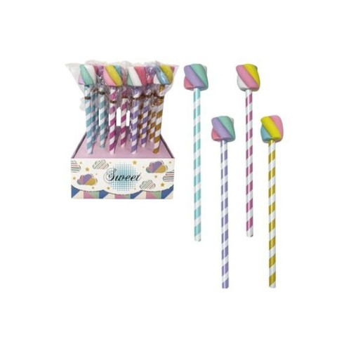 Matita con marshmallow - matita,