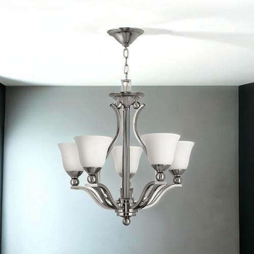 Lampadario verve nichel - lampadario, in