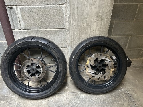 Set cerchi motard completi - set, 17"