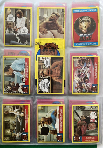 Topps cards alf - cards, tra