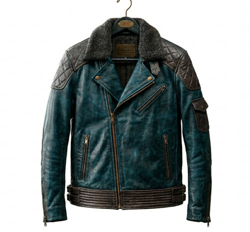 Fluxion giacca uomo pelle - pelle, di