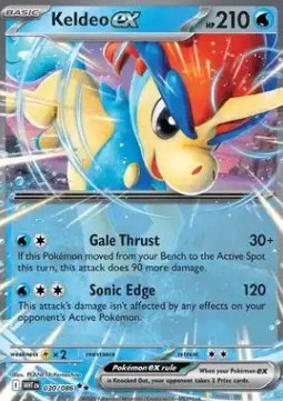 Keldeo 030 086 holo - ex, 030/086