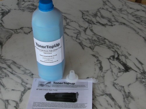 Ricarica toner ciano hp - 1, kg