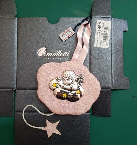 Medaglione capoculla rosa - medaglione,