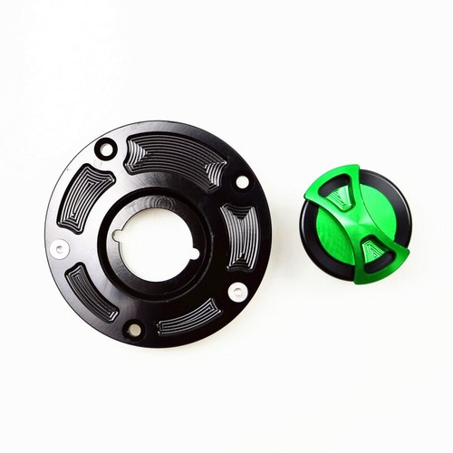 Tappo serbatoio moto verde - , cnc