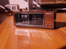 Panasonic Flip Clock RC 6551 Dator Vintage Restaurato Garanzia Prestazioni Fabbrica
