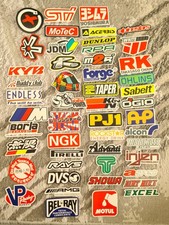 50PCS JDM Stickers Casque Moto