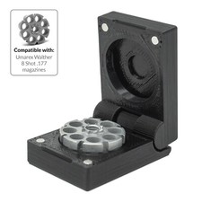 Custodia rivista sottile Umarex Walther 8 colpi .177 (CP88 CP99) scatola magnetica fucile ad aria compressa