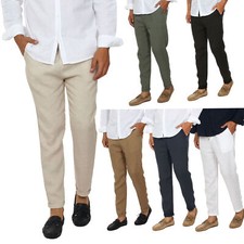 Men pants 100 linen - pants, made