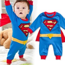 Tuta Neonato Superman Cospaly