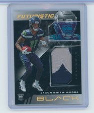 Patch futuristica Panini 2023 Calcio Nero #FUT-14 Jaxon Smith-Njigba /10