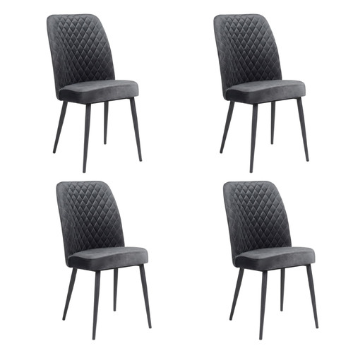 Set sedie imbottite moderne - 4,