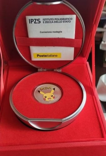 Medaglia argento pokémon - medaglia,