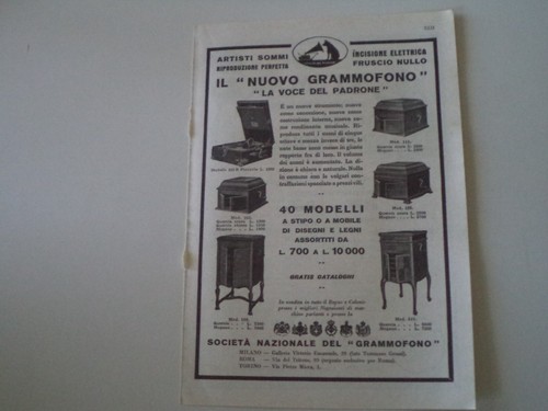 Advertising pubblicità 1927 - advertising,