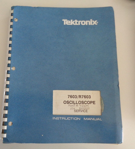 Tektronix manuale istruzioni - manuale,